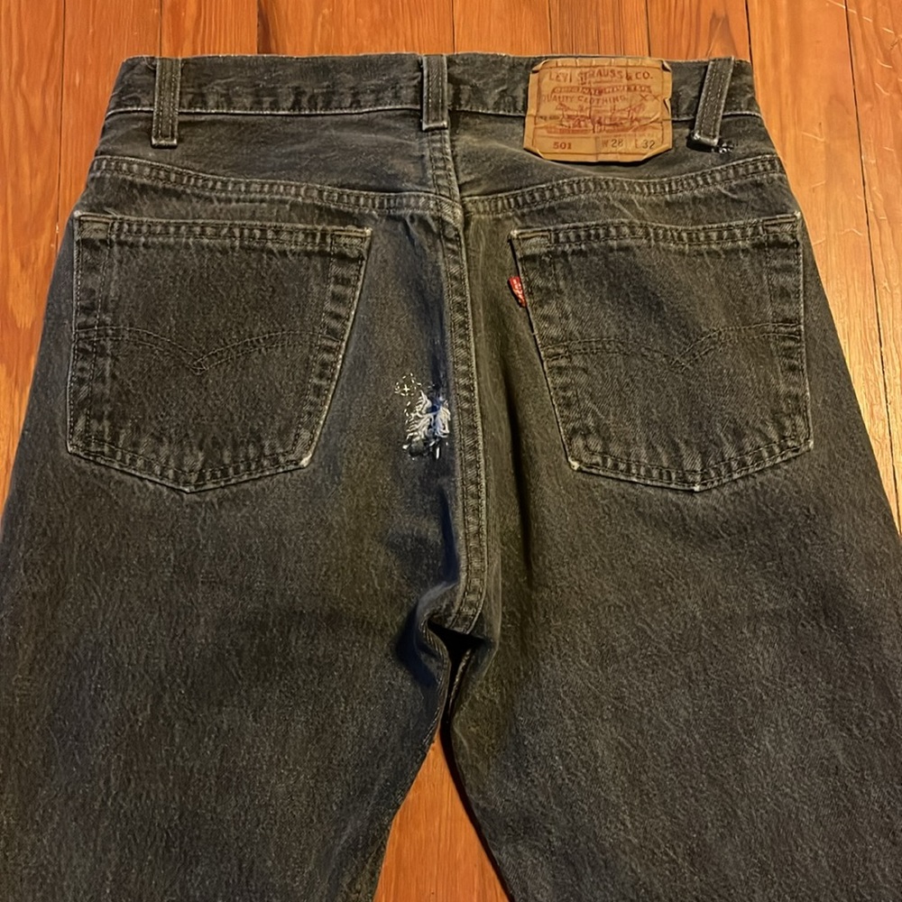 Vintage Levi’s Gray/Black Denim Jeans